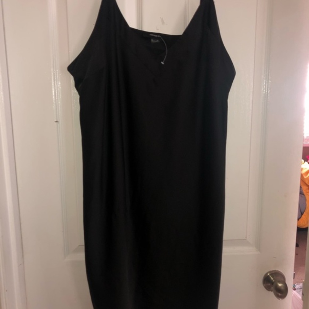 Black Satin Dress